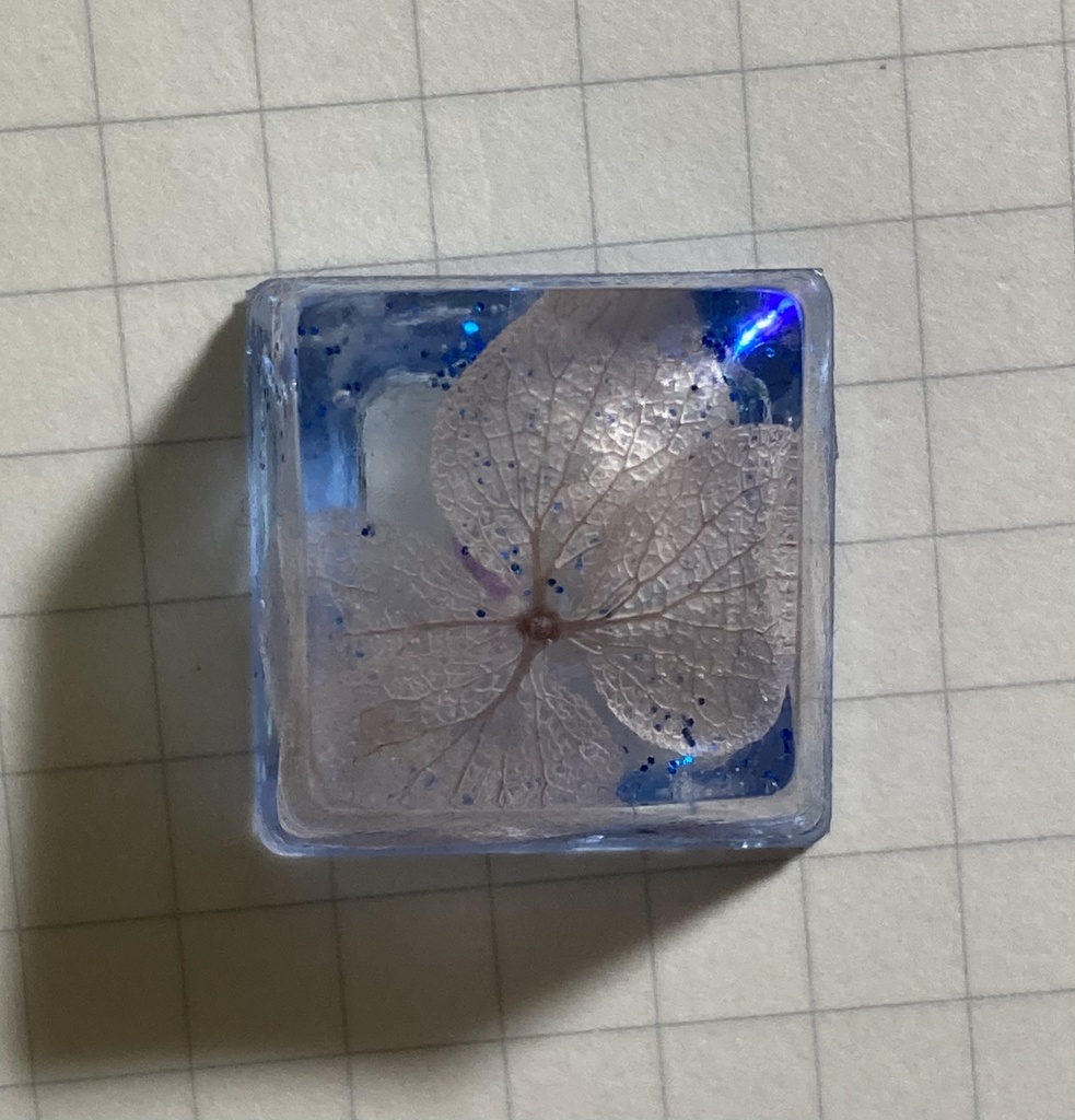 アイスブルーフラワーキーキャップ　Icy Blue Flower Keycap