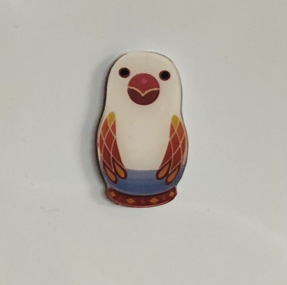 半透明プラ板マグネット （トールタイプオレンジ）