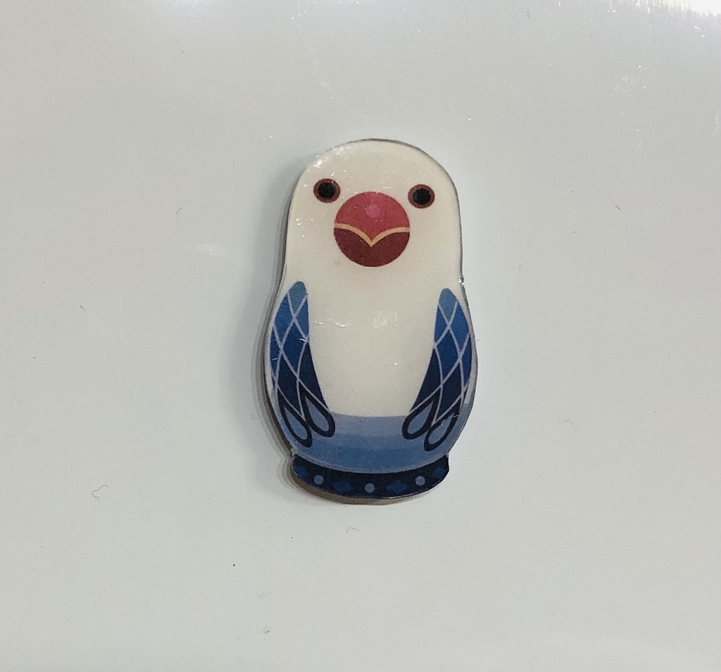 半透明プラ板マグネット（トールタイプ青）