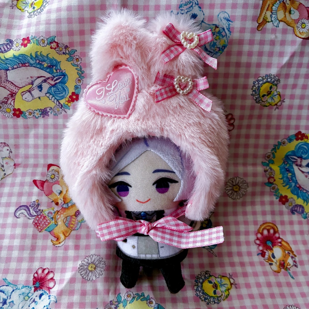 ぬい服　うさぎの被り物