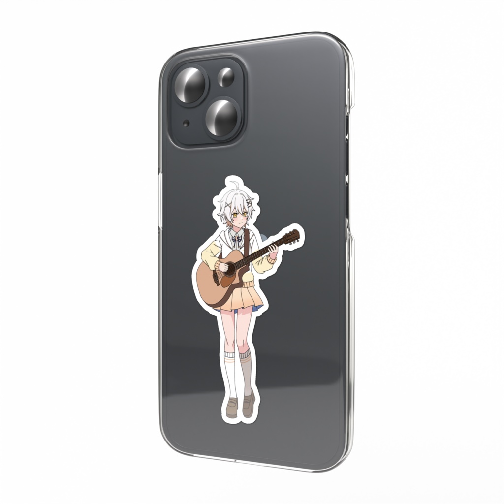 暁月むいスマホステッカー