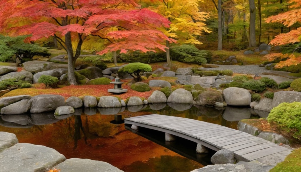秋の静止背景素材集 Vol.1 ~紅葉庭園~