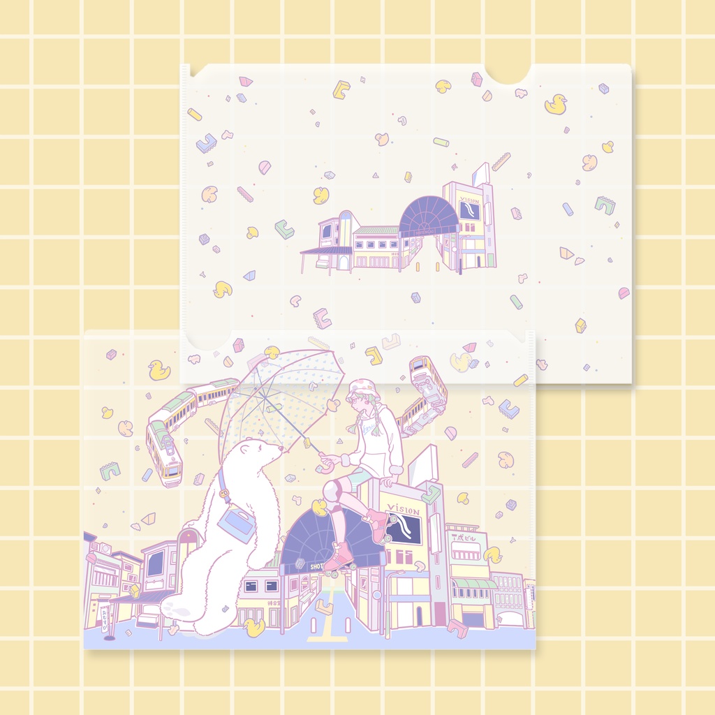 クリアファイル〔matsuyama〕