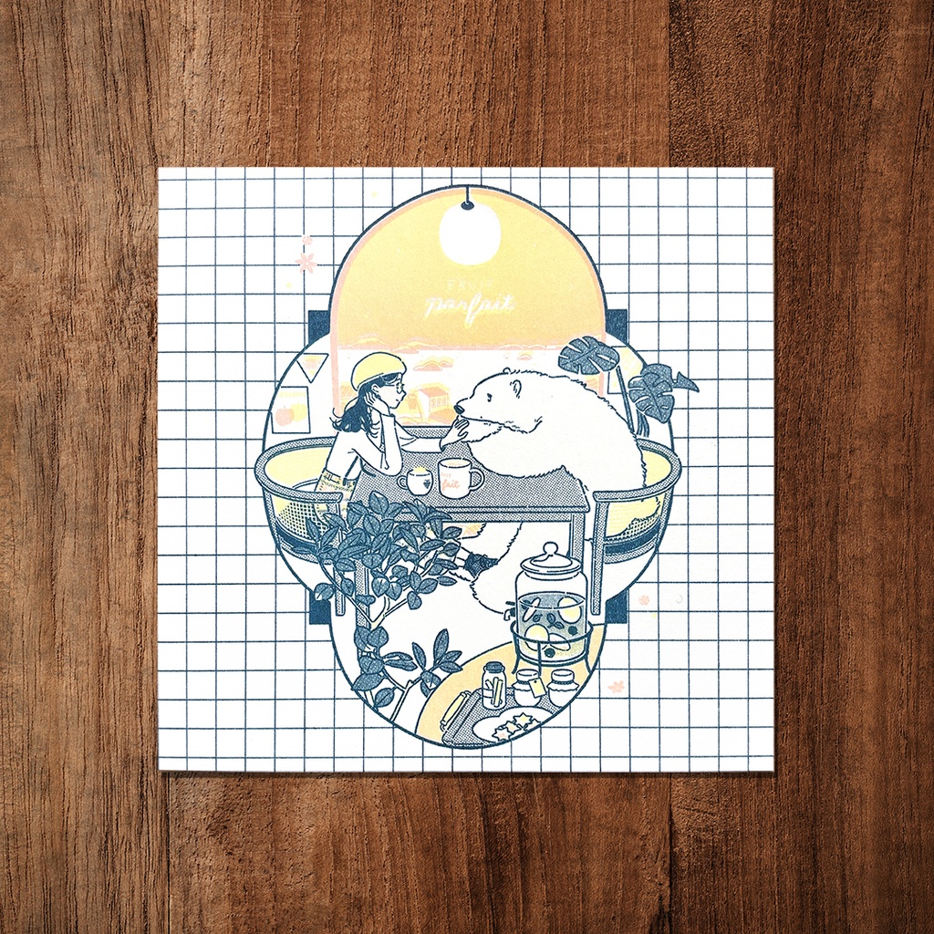 リソグラフ イラストカード