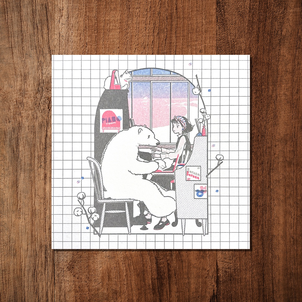 リソグラフ イラストカード