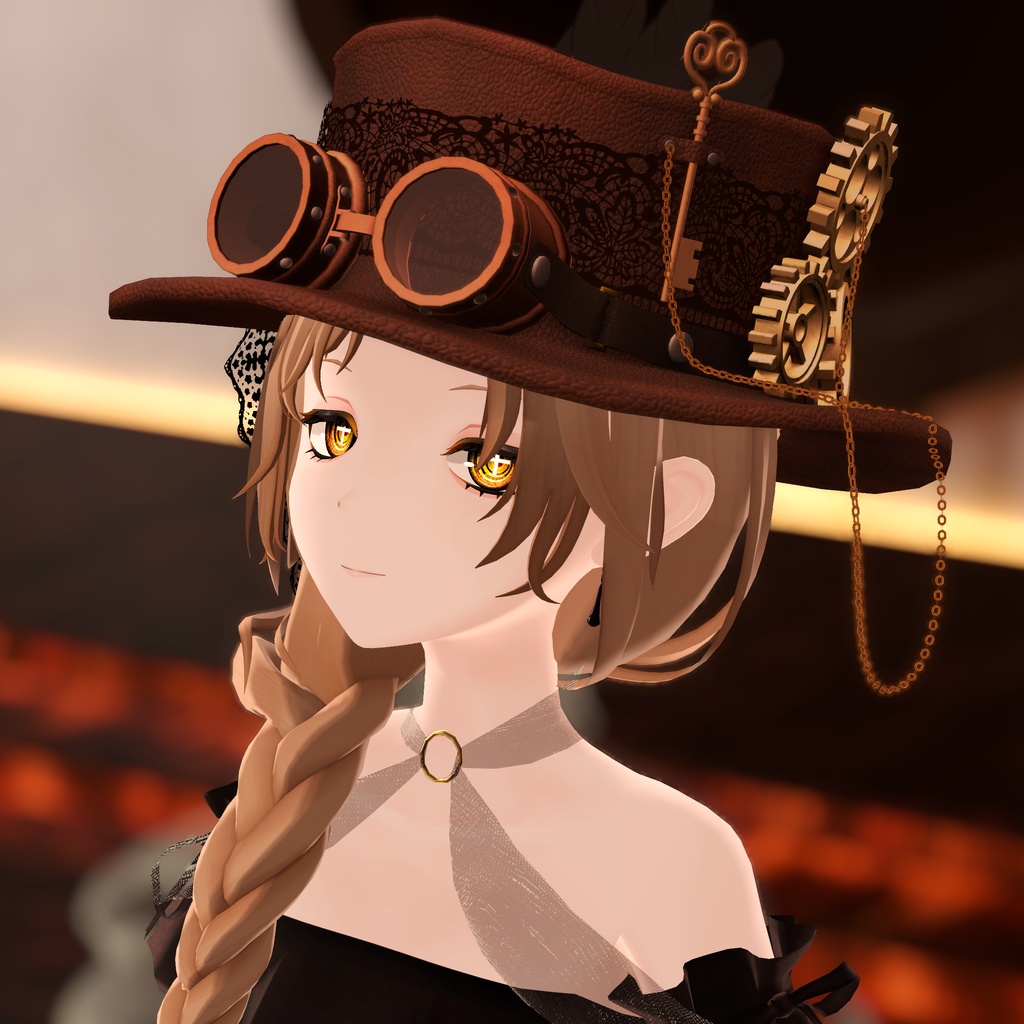 スチームパンク風帽子