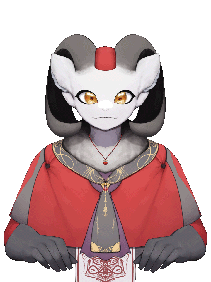 [ 200 Live 2D model ] Evil Lamb Character
