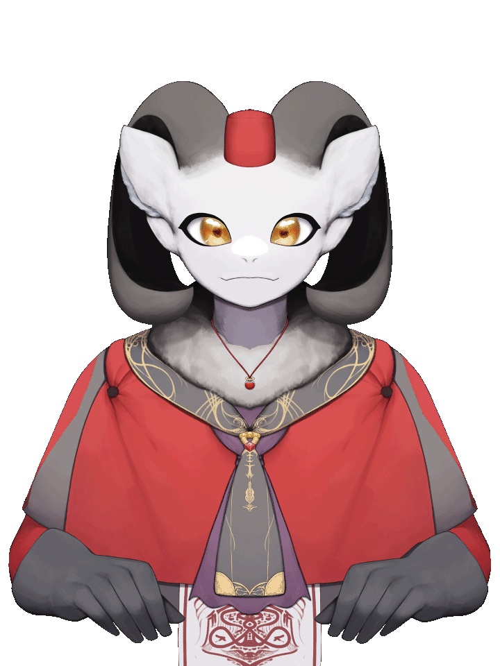[ 200 Live 2D model ] Evil Lamb Character