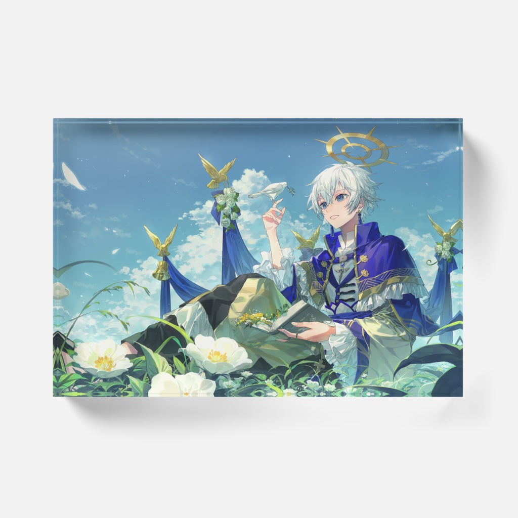 1周年記念イラストアクリルブロック