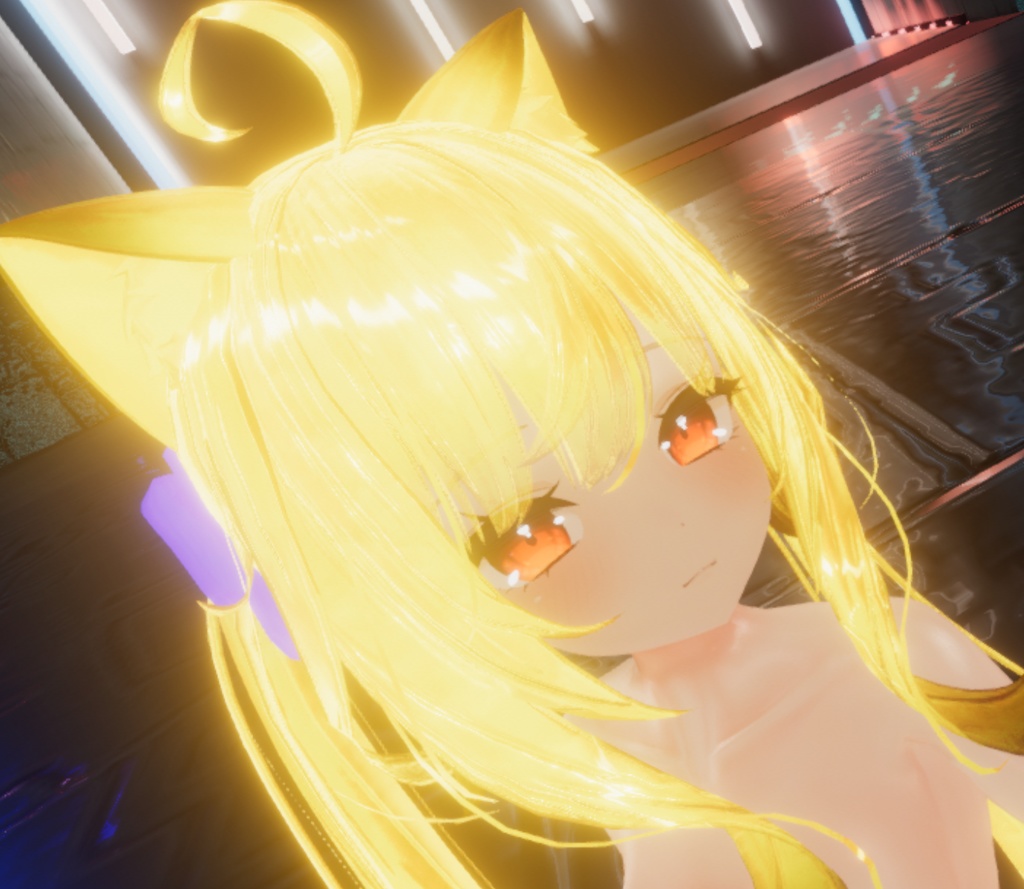 【無料 Free】【舞夜(Maya)専用】金髪・肌、服装切り替え効果 Maya Skin/Golden hair/Clothing switching effect/Texture/Matcap Maya Material Ver.1.3