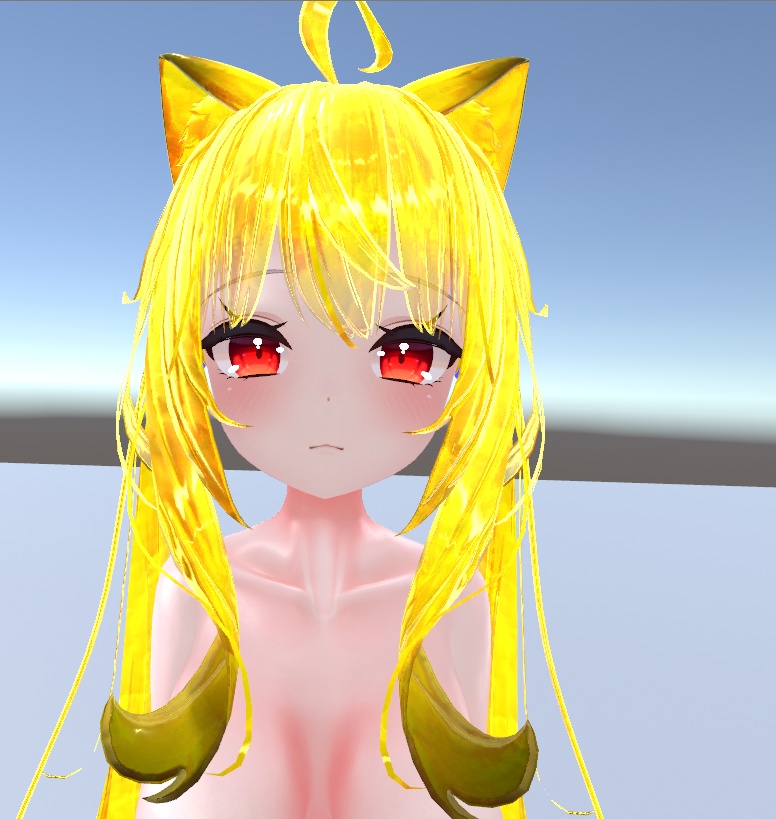 【無料 Free】【舞夜(Maya)専用】金髪・肌、服装切り替え効果 Maya Skin/Golden hair/Clothing switching effect/Texture/Matcap Maya Material Ver.1.3