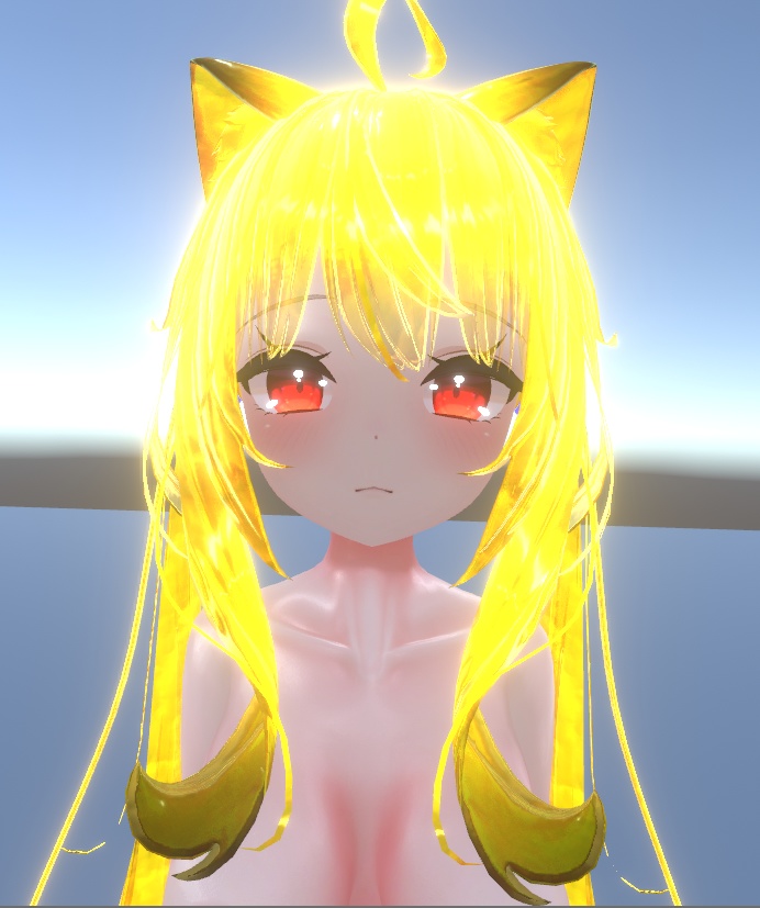 【無料 Free】【舞夜(Maya)専用】金髪・肌、服装切り替え効果 Maya Skin/Golden hair/Clothing switching effect/Texture/Matcap Maya Material Ver.1.3