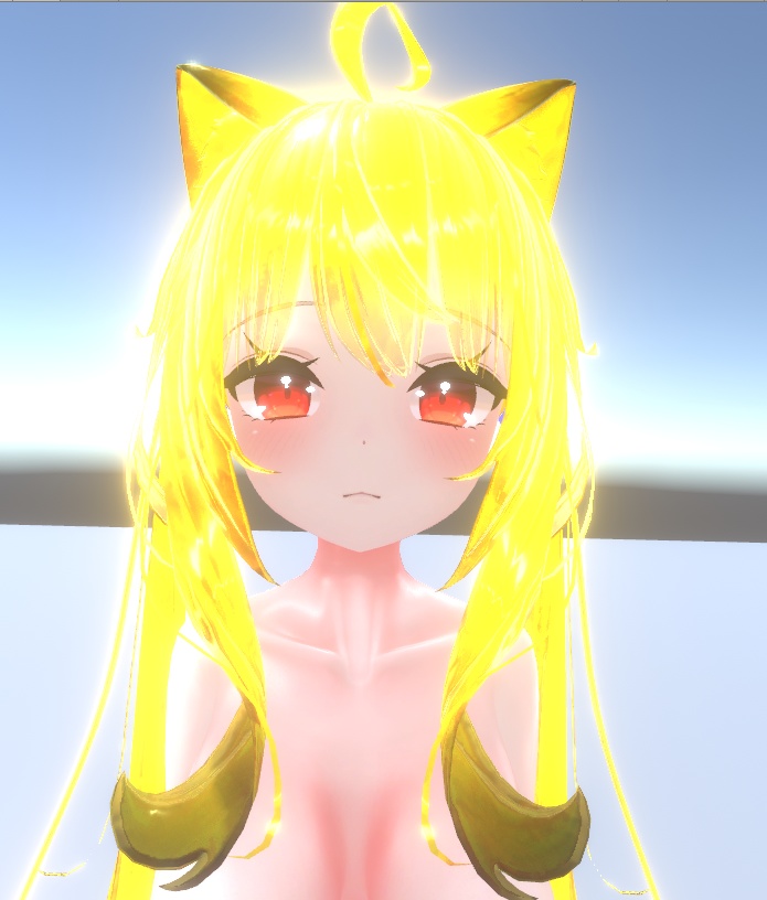 【無料 Free】【舞夜(Maya)専用】金髪・肌、服装切り替え効果 Maya Skin/Golden hair/Clothing switching effect/Texture/Matcap Maya Material Ver.1.3