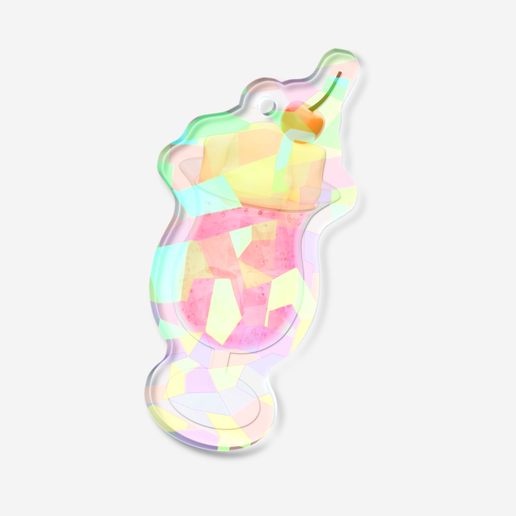 【ホロアクキー】ピンクソーダ