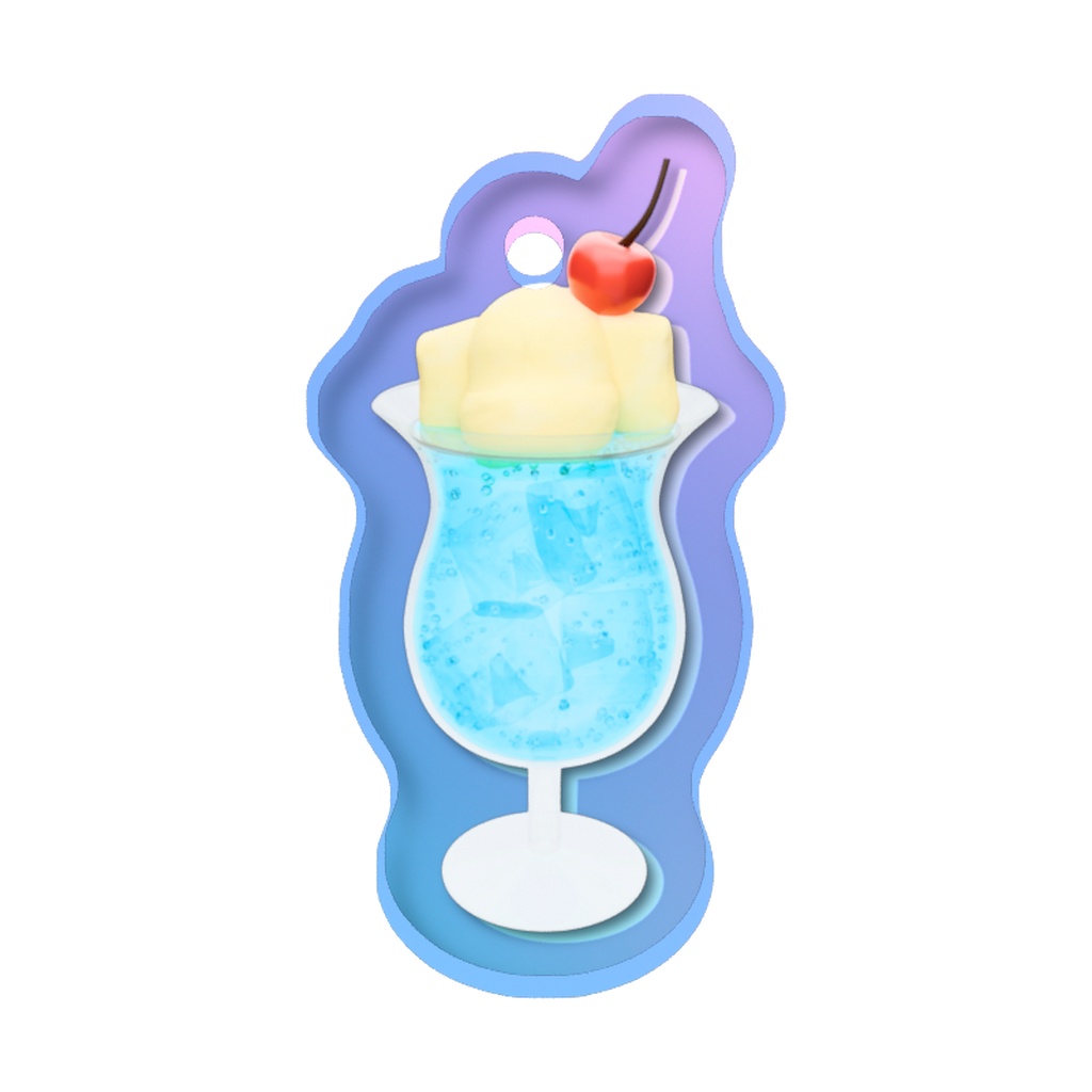 【アンブレラマーカー】ブルーソーダ