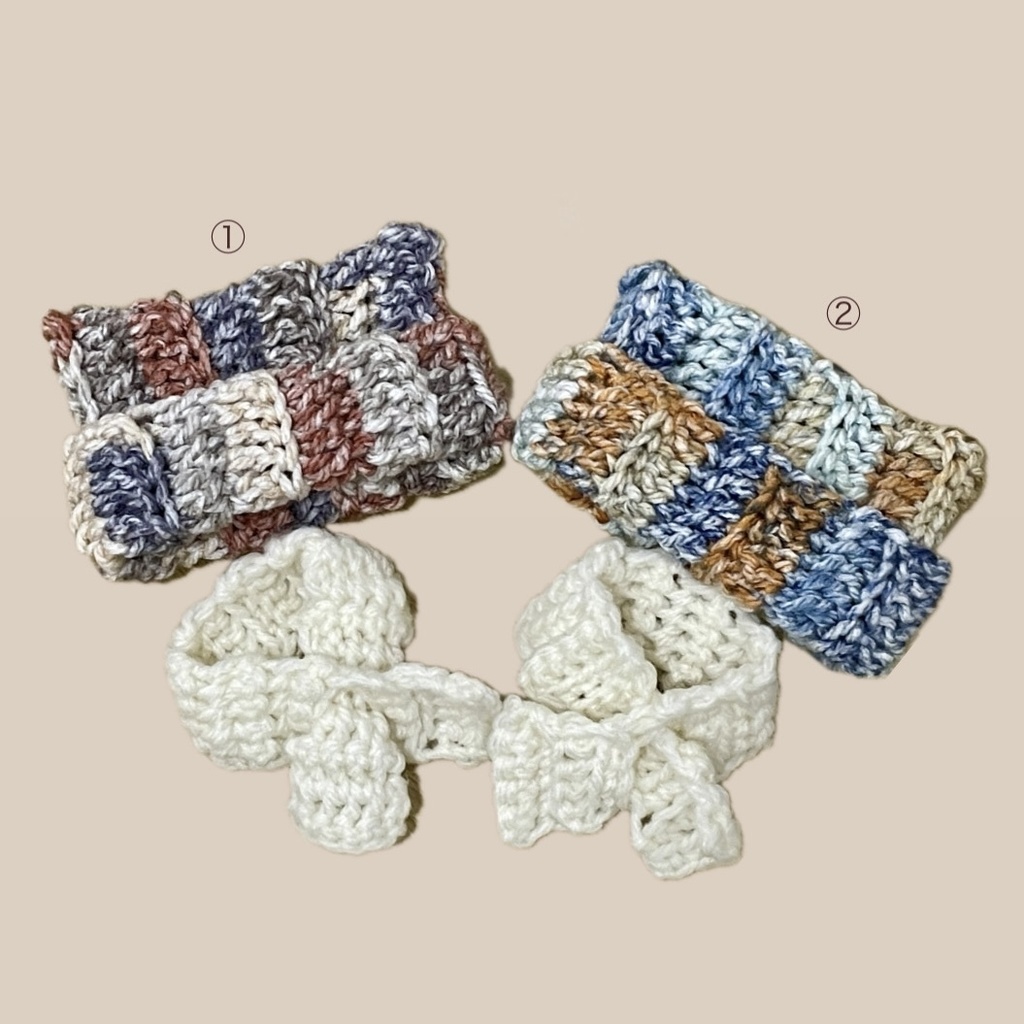 猫耳ニット帽とマフラー