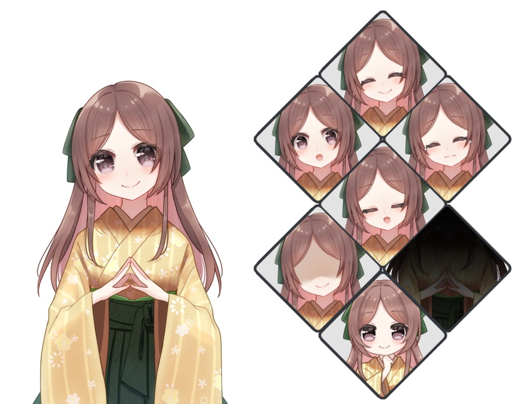 【無料/応援版】TRPGにオススメ！大正ロマンな女学生（立ち絵）
