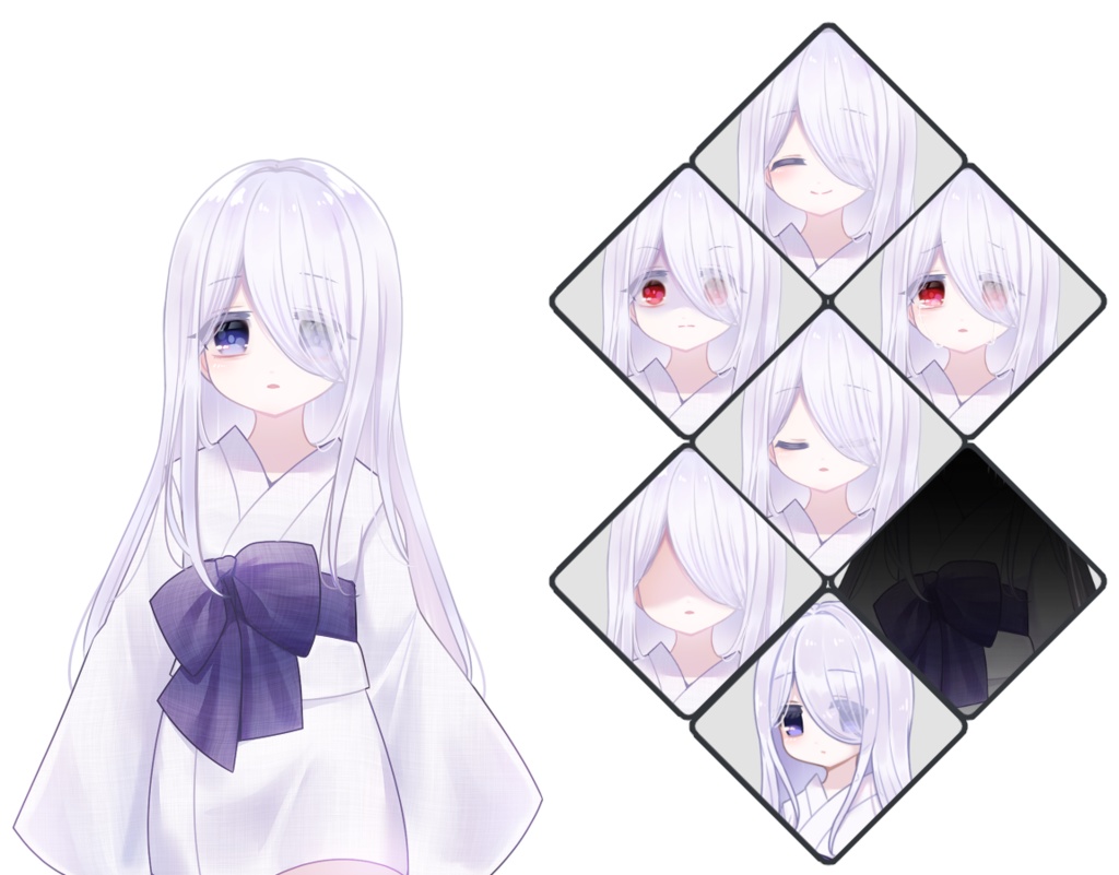 【無料/応援版】TRPGにオススメ！村の不思議な少女（立ち絵）