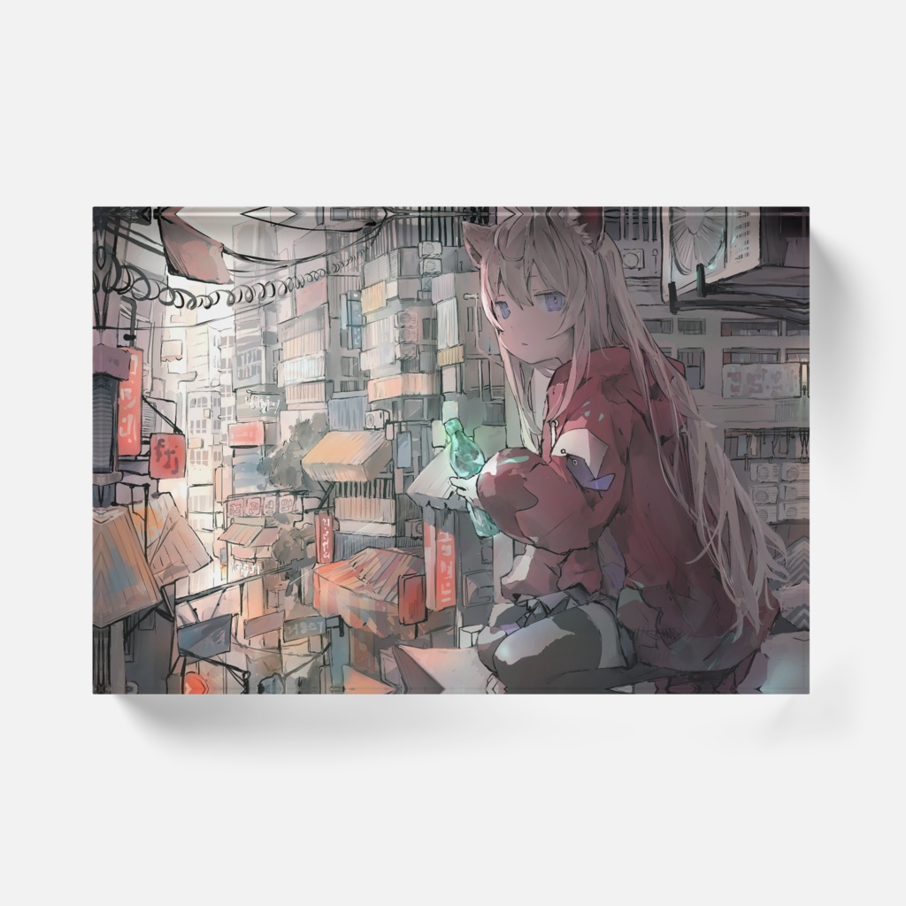 『アニマロイドガール』アクリルブロック / キービジュアル