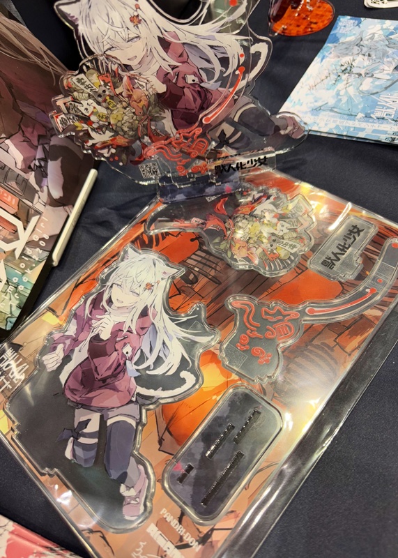 『アニマロイドガール』特大4層立体アクリルフィギュア / 縁起熊手