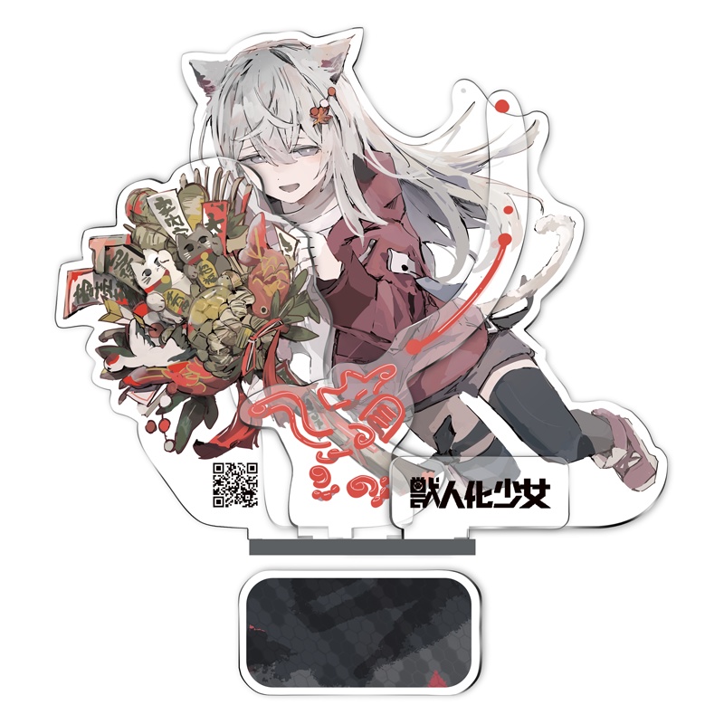 『アニマロイドガール』特大4層立体アクリルフィギュア / 縁起熊手