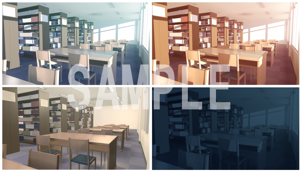 ロイヤリティフリーの素材集 学校vol3