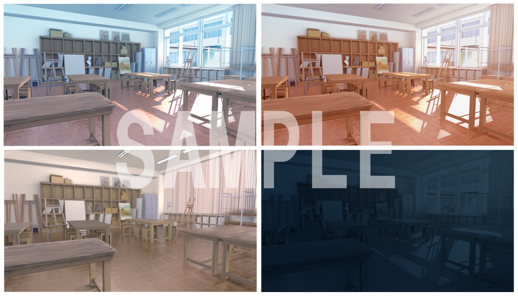 ロイヤリティフリーの素材集 学校vol3