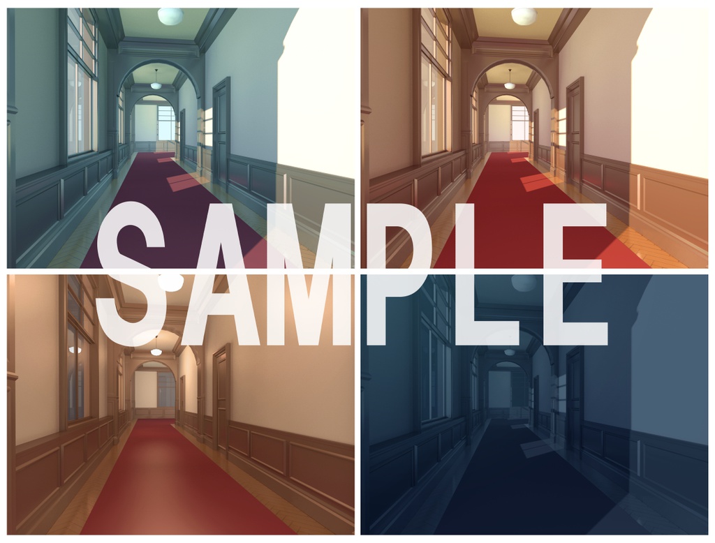 ロイヤリティフリーの素材集 洋館vol.1