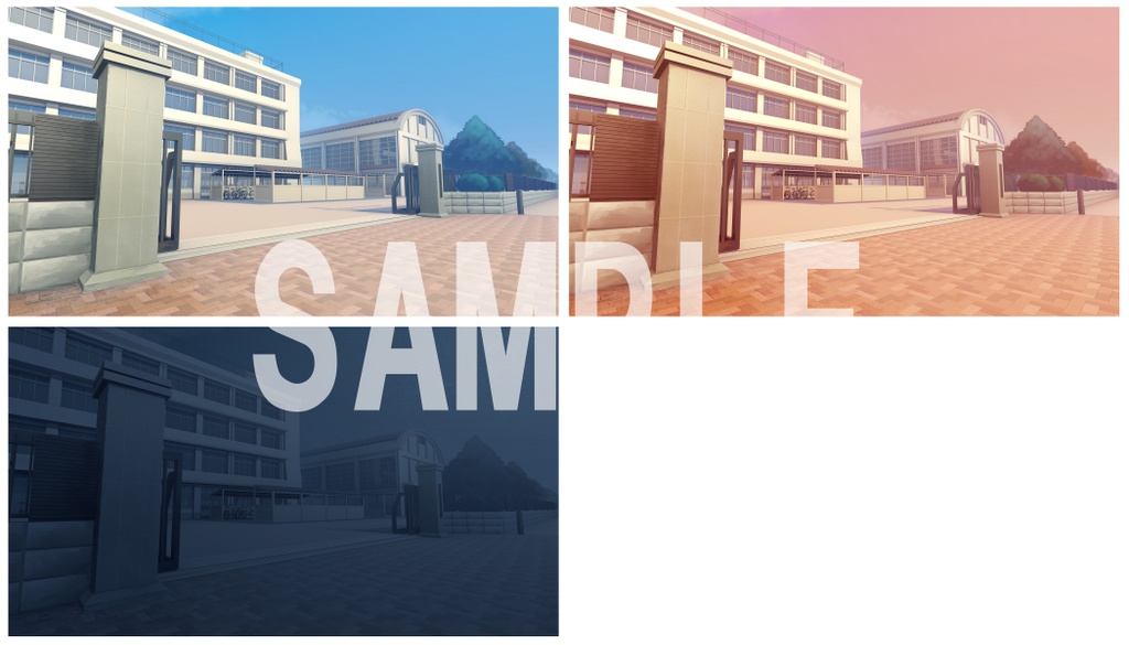 ロイヤリティフリーの素材集 学校編vol.1