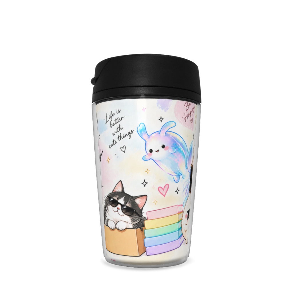 Good Vibes Only ♡ ゆめかわアニマル&クリオネのカラフルタンブラー