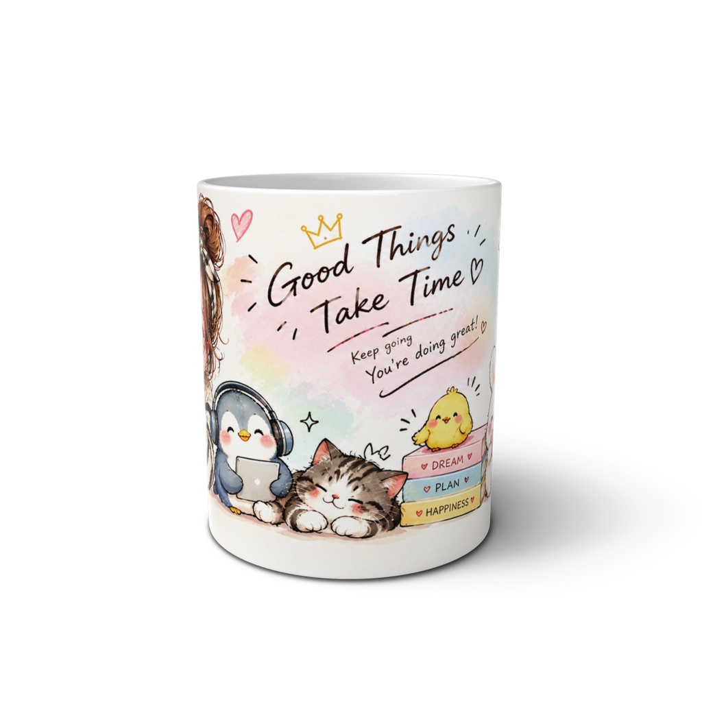 ふんわりPastel♡Happy Animals Mug Cup ☁️💗