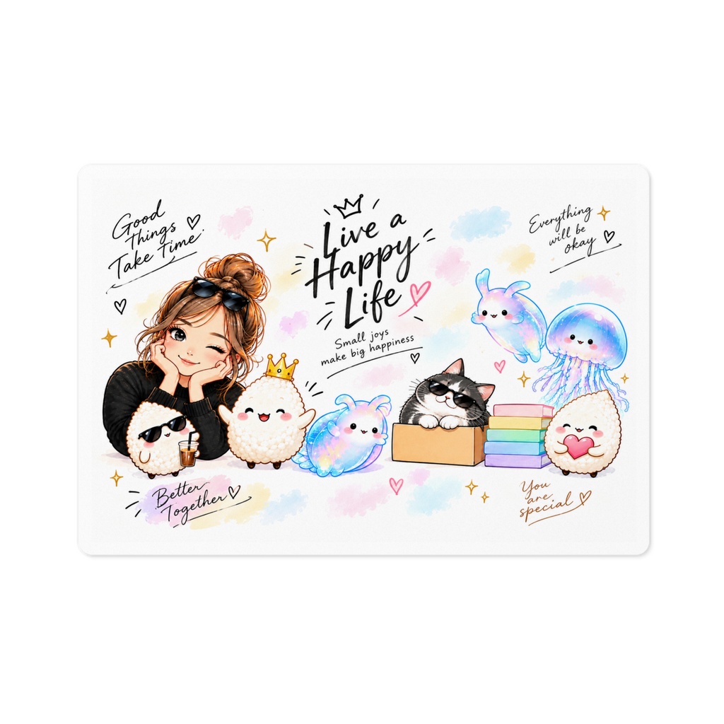 ♡ Good Vibes ♡ ゆめかわKawaii Friends ステッカー ✨