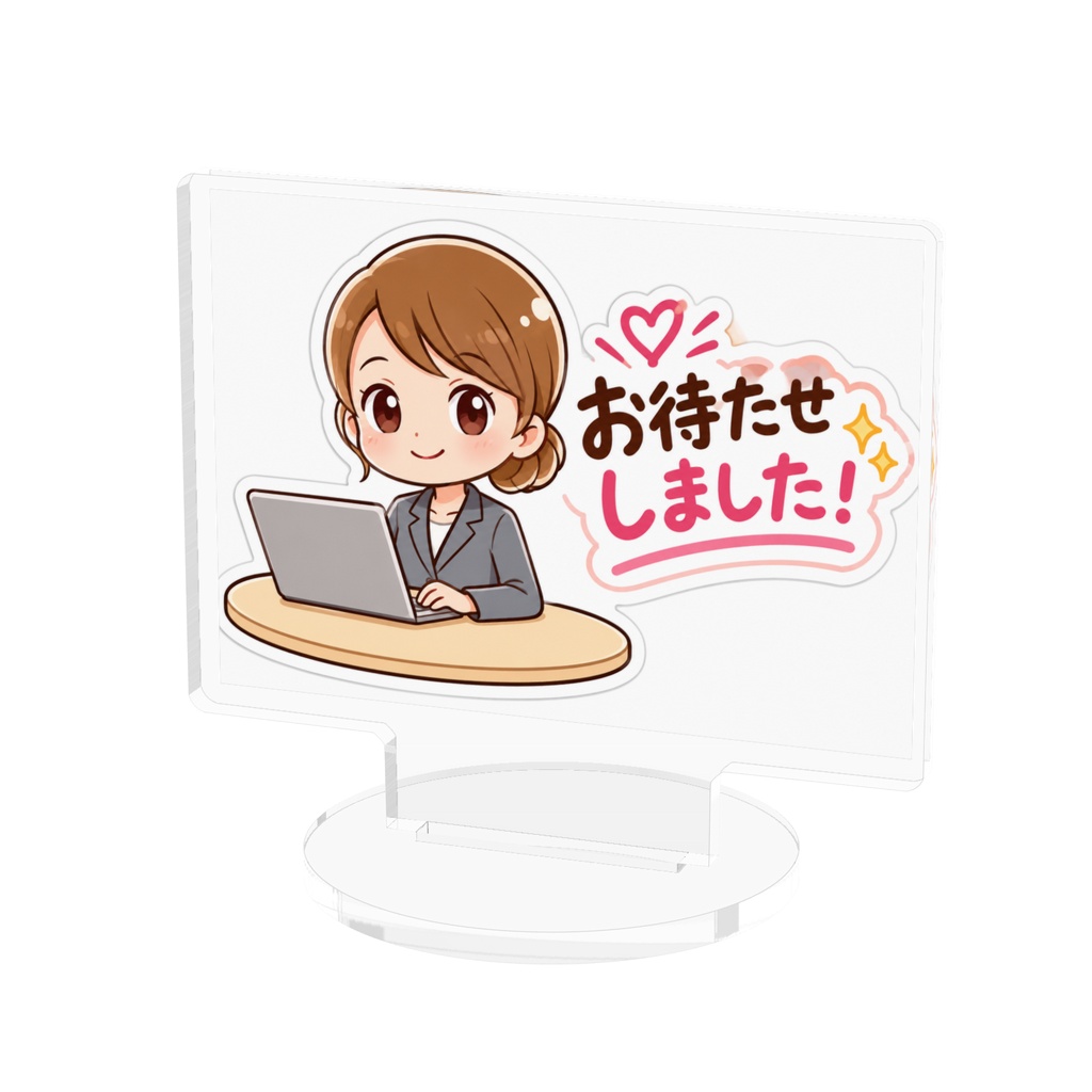 お待たせしました♡ オフィス女子のアクリルフィギュア｜Office Girl Acrylic Figure
