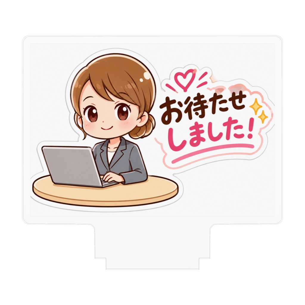お待たせしました♡ オフィス女子のアクリルフィギュア|Office Girl Acrylic Figure