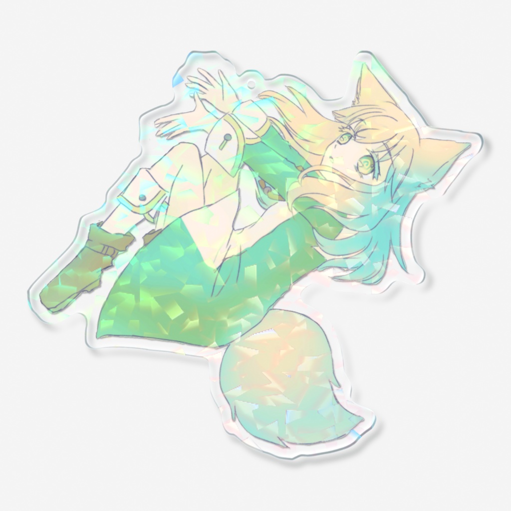 ぐるるホログラムアクリルキーホルダー