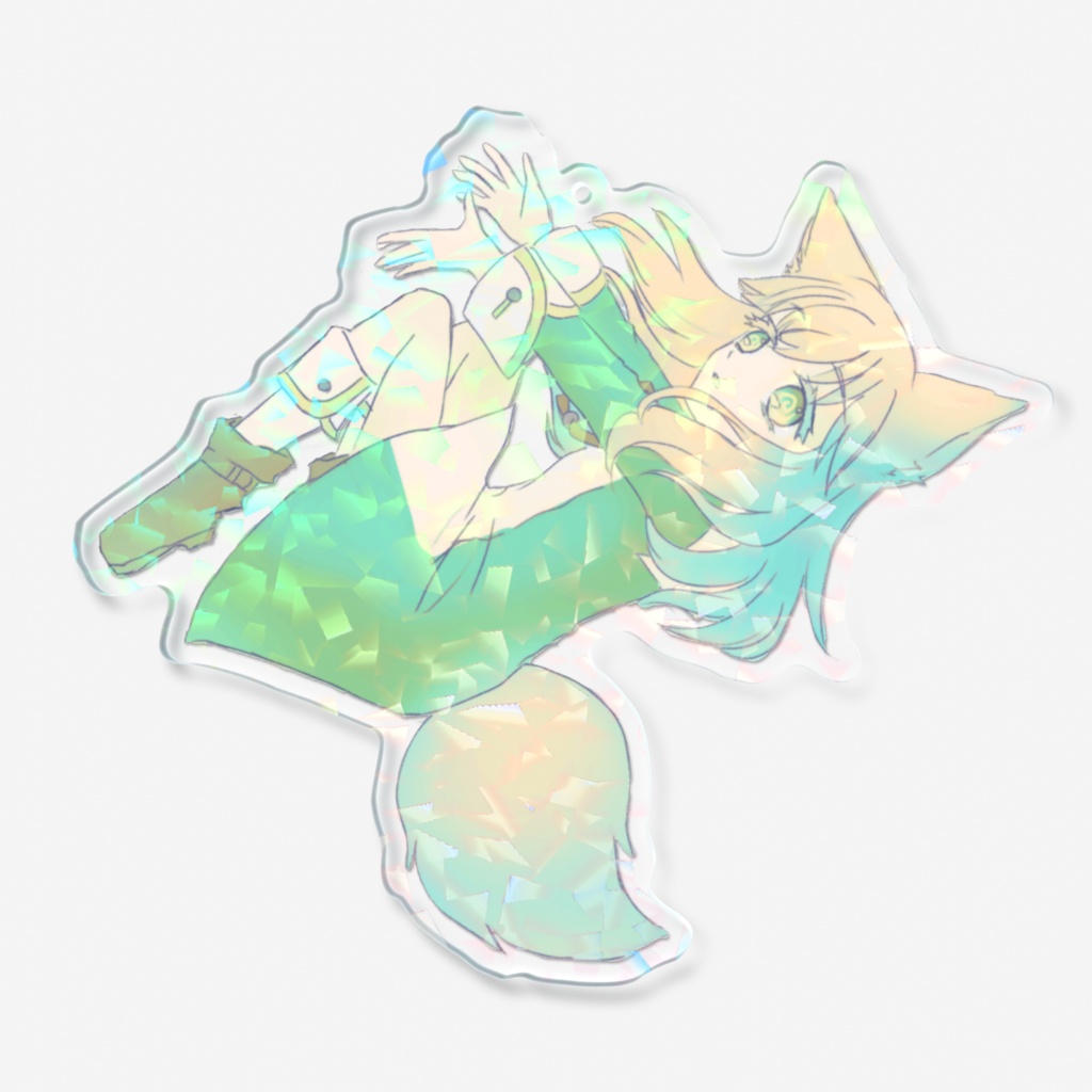 ぐるるホログラムアクリルキーホルダー
