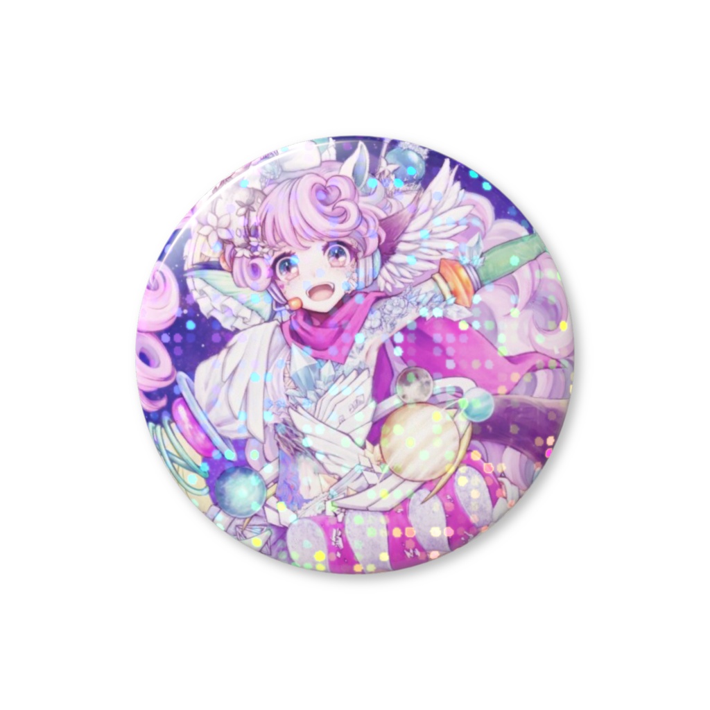 宇宙一可愛いホログラム缶バッジ