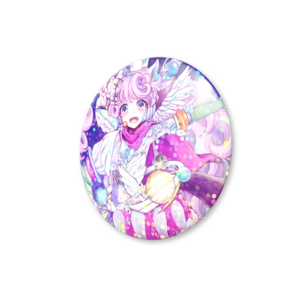宇宙一可愛いホログラム缶バッジ