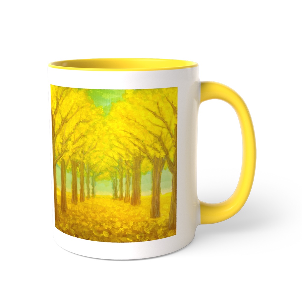 マグカップ-黄色い風景