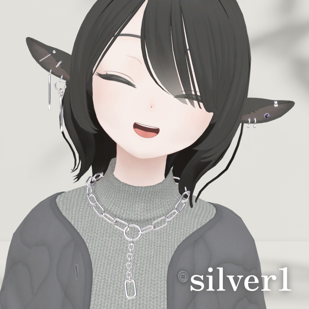 【山羊のメア専用】earring&necklace 【MA対応】