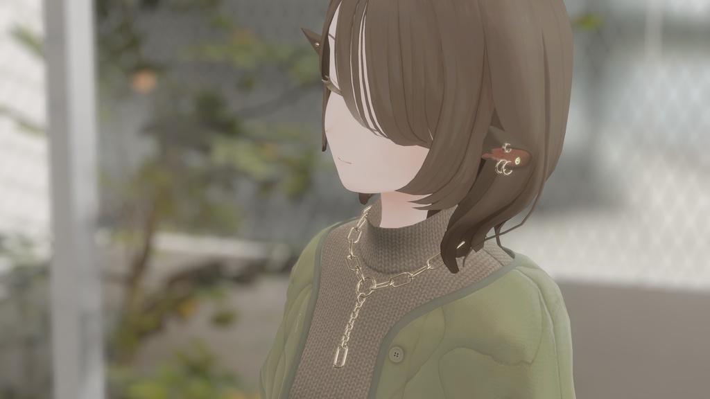 【山羊のメア専用】earring&necklace 【MA対応】