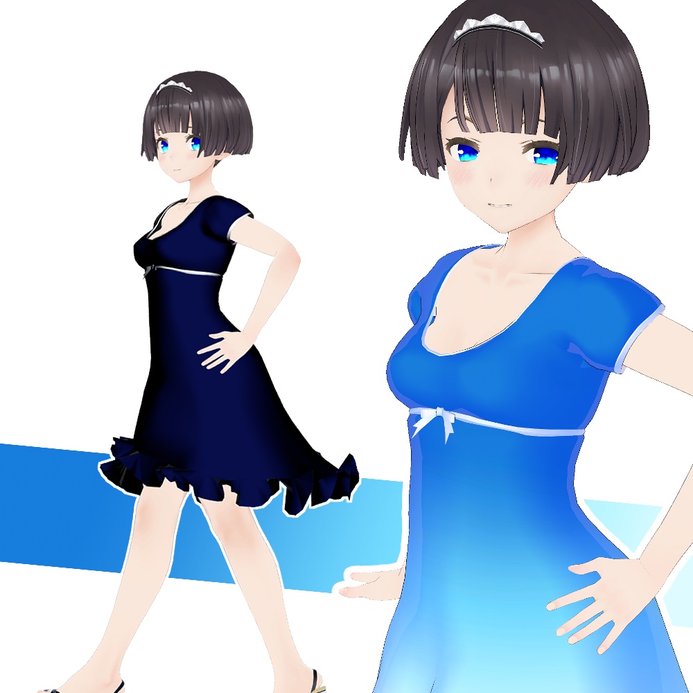 アヤノちゃん用夏色ワンピース