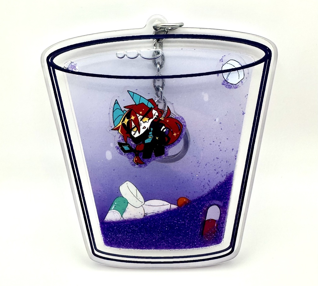 ガレット／オイルアクリルキーホルダー