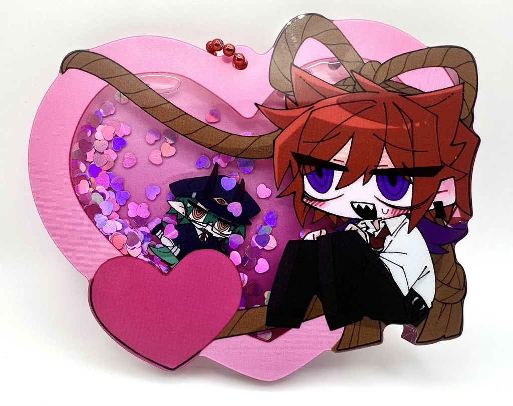 駅員／オイルアクリルキーホルダー