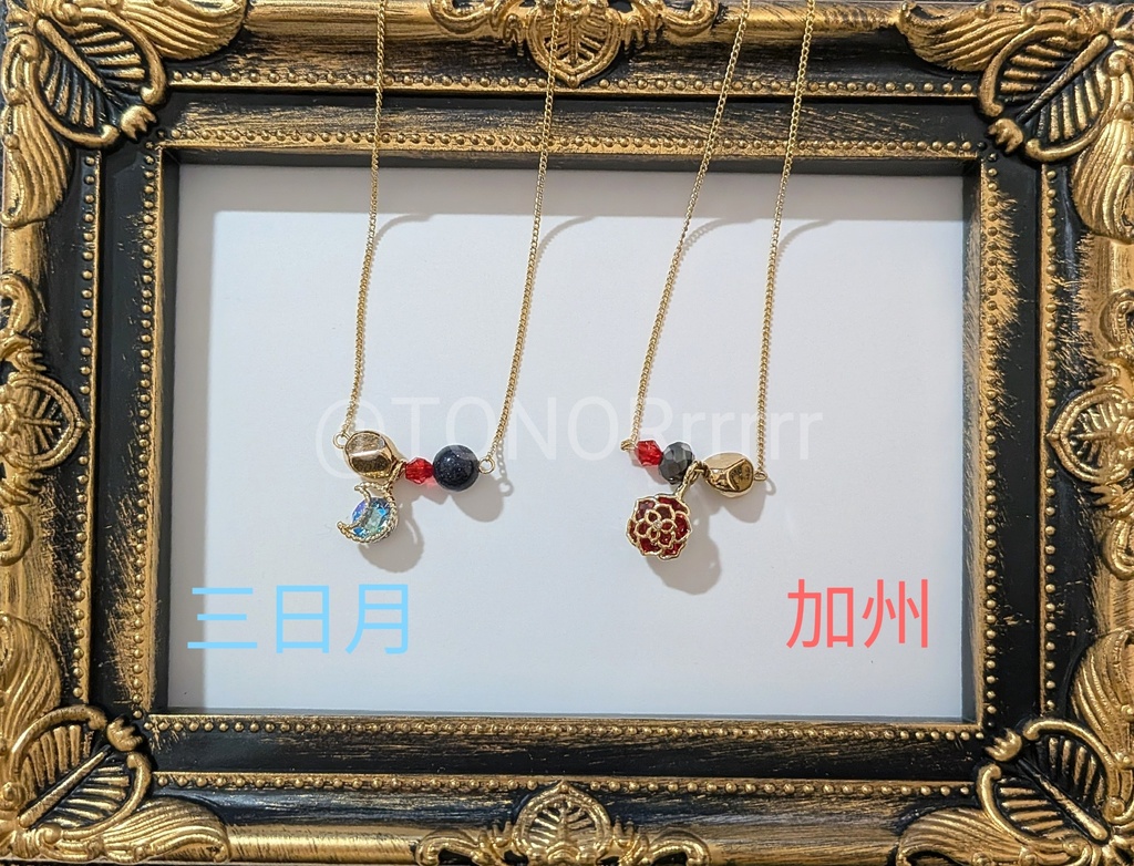刀剣イメージ「ピアス&ネックレス」