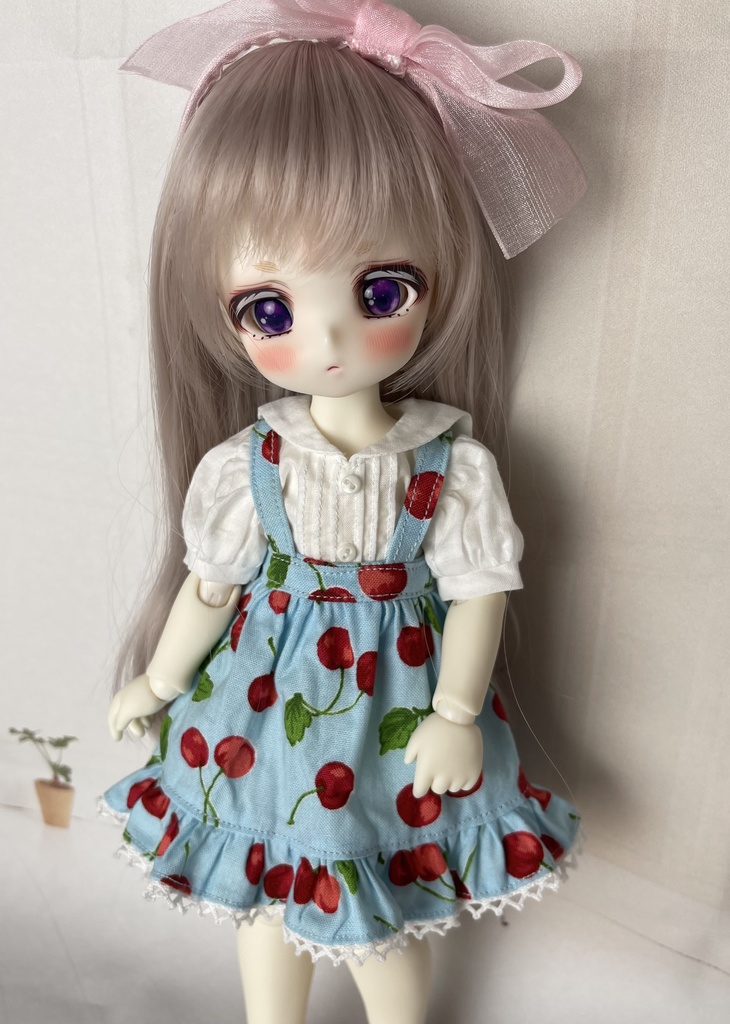 1/6ドール　半袖のセーラーブラウス