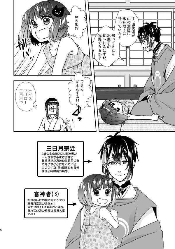 みかづきむねちかと3さいのあるじ なつまつり