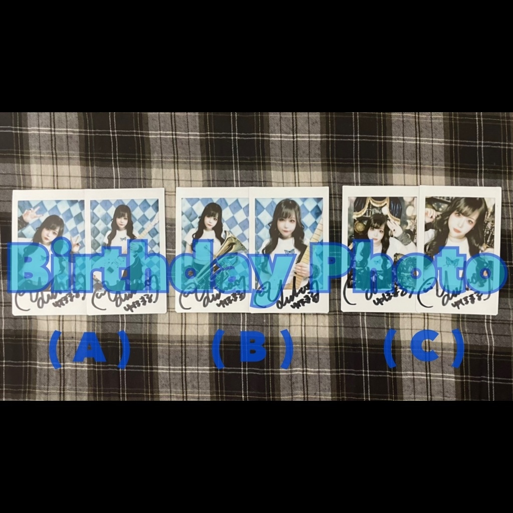 Birthday チェキ2枚セット A,B,C