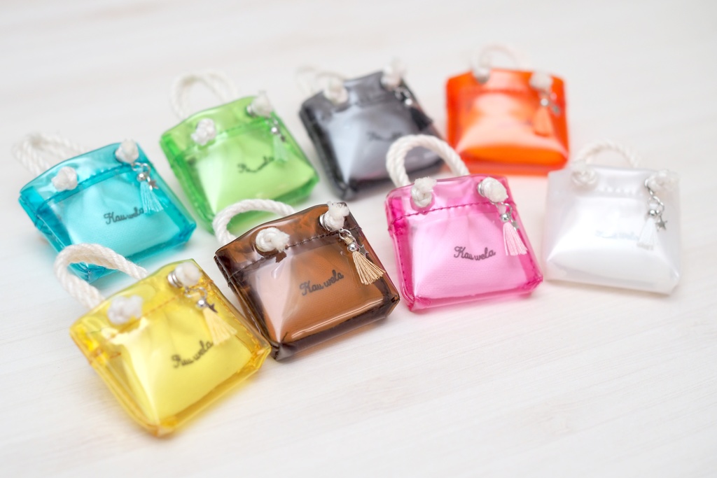 巾着付きビニールトートバッグ