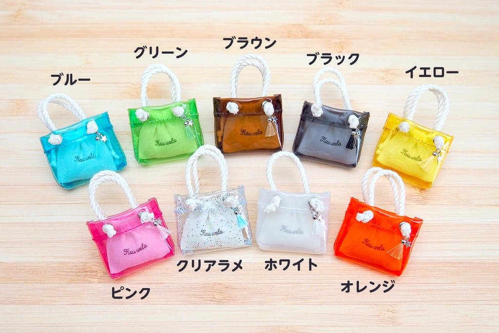 巾着付きビニールトートバッグ